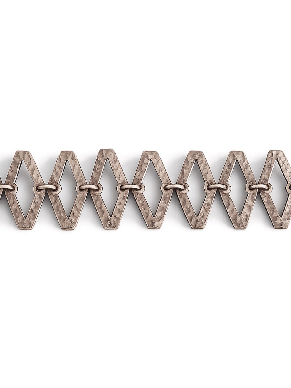 Vintage Pewter hammered bracelet